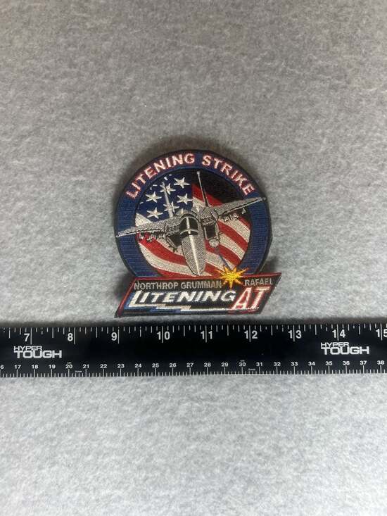 Northrop Grumman Rafael Litening Strike AT Military Morale Patch